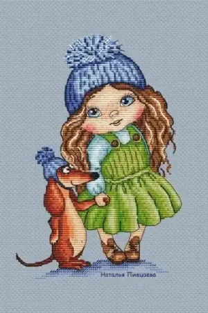 Latest Lets Go for a Walk Cross Stitch Pattern