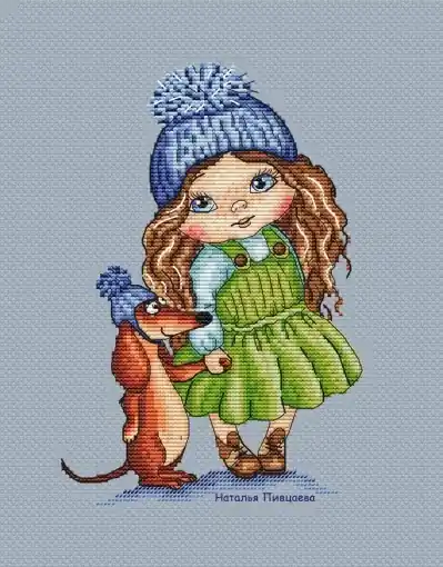 Latest Lets Go for a Walk Cross Stitch Pattern