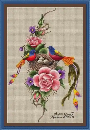 A Happy Family Cross Stitch Pattern Authentic