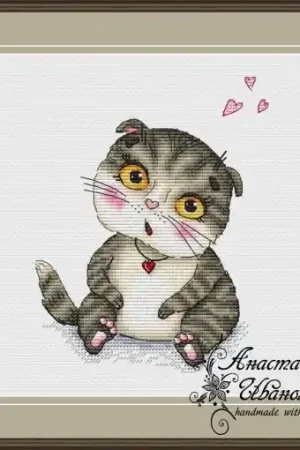 Grab Now Scottish Kitten Cross Stitch Pattern