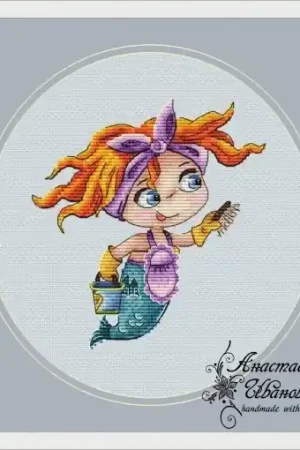Budget Cleaning Lady Cross Stitch Pattern