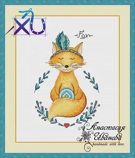 Fox Wisdom Cross Stitch Pattern Buy Online