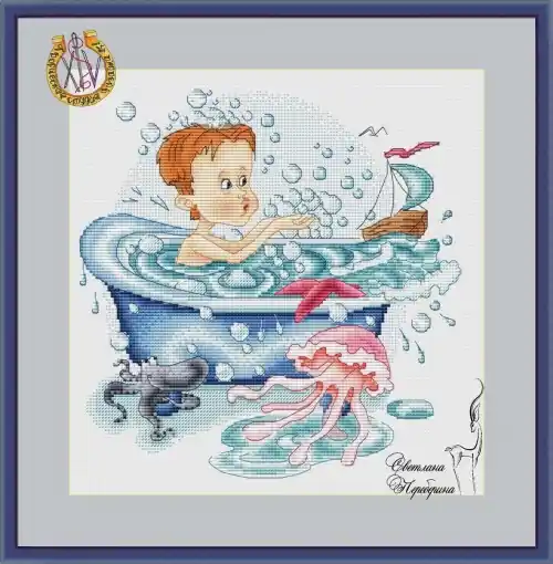 Dreams of the Sea Cross Stitch Pattern Viral