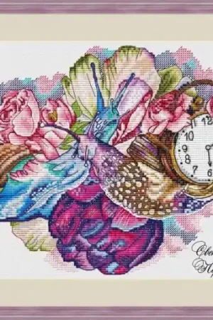 One Day Deal Time Forward Cross Stitch Pattern