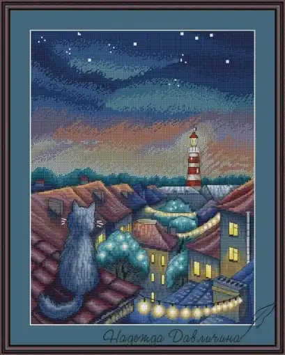 Hot Deal Midnight Dreamer Cross Stitch Pattern