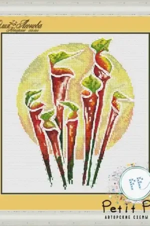 Predator Series - Sarracenia Cross Stitch Pattern Top Rated