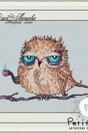 Viral Funny Birds. Coffee Will Help Me Cross Stitch Pattern