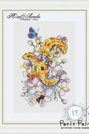 Geckos Cross Stitch Pattern Order Now