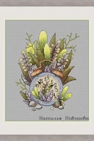 Exclusive Time of Nature Cross Stitch Pattern