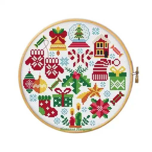 Direct From Manufacturer Christmas Sampler Cross Stitch Pattern