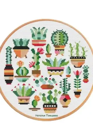 Cactus Sampler Cross Stitch Pattern Best Seller