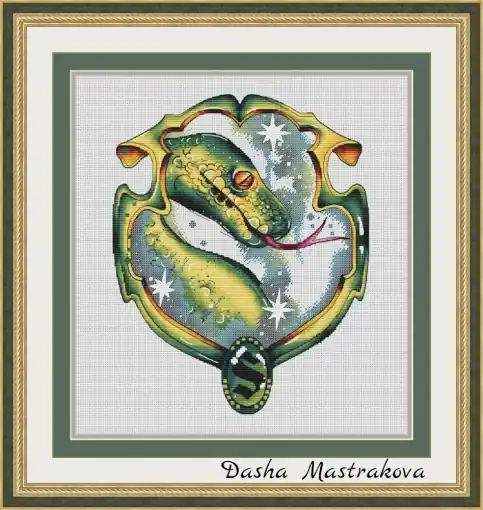 Slytherin Cross Stitch Pattern Mega Sale