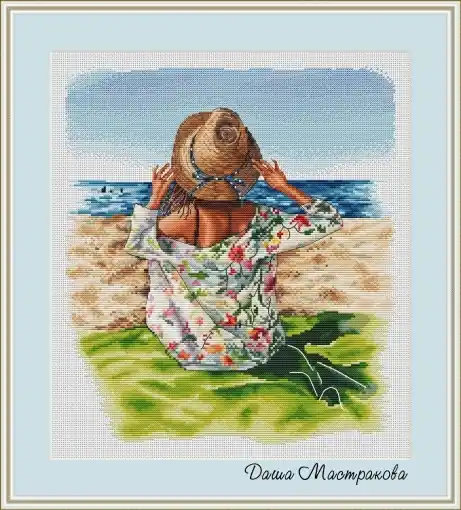 Brand New On the Sea Cross Stitch Pattern