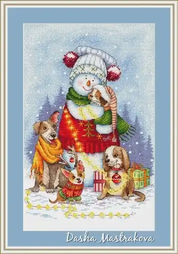 Friendly Company Cross Stitch Pattern Fast Shipping