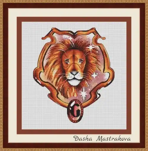 Gryffindor Cross Stitch Pattern Flash Sale