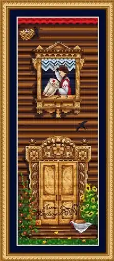 Curved Balcony Cross Stitch Pattern Buy Direct