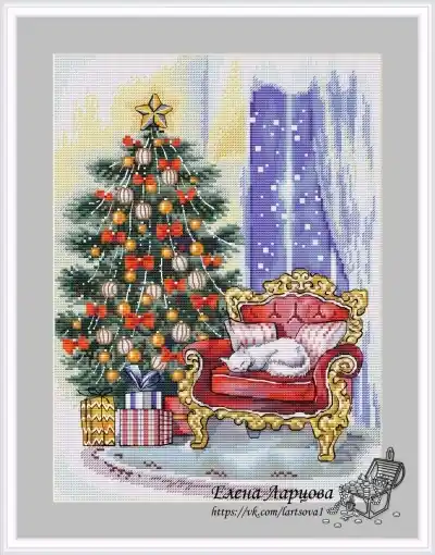 Direct From Manufacturer New Year's Comfort Cross Stitch Pattern