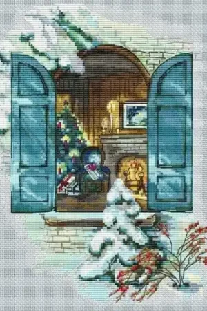 Christmas Coziness Cross Stitch Pattern Luxury