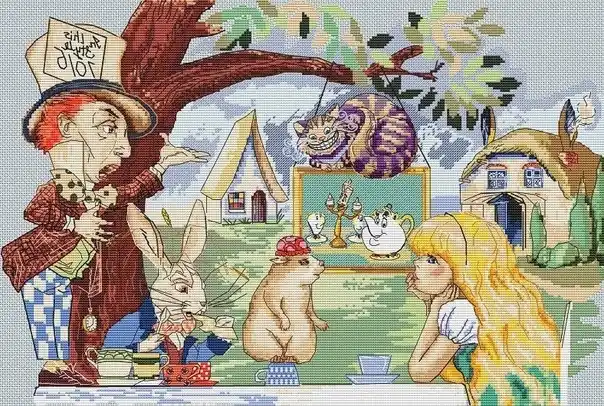 It's Always Tea Time Cross Stitch Pattern Direct From Factory