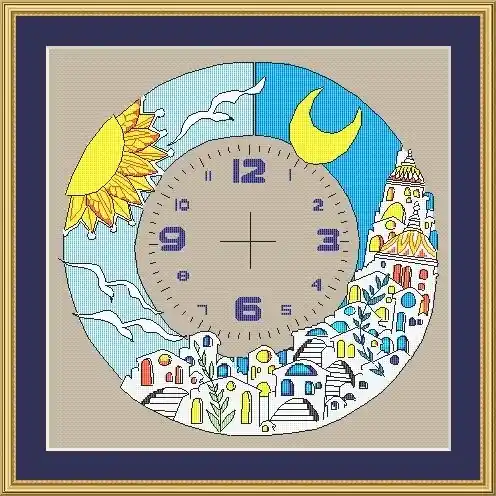 Greek Breeze Cross Stitch Pattern Weekend Sale