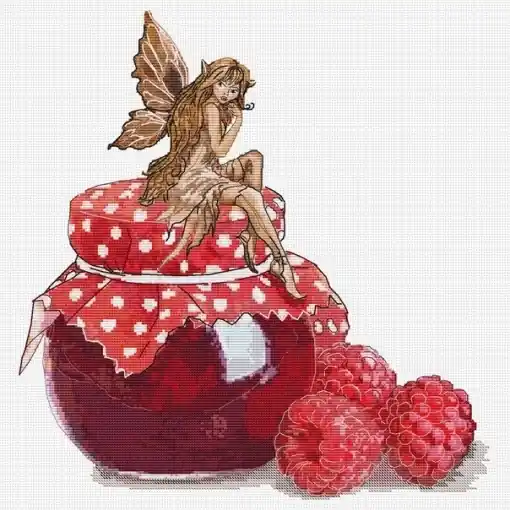 One Day Deal Fairy of Raspberry Jam Cross Stitch Pattern