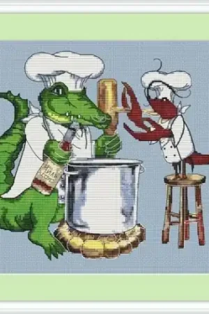 Cooks Cross Stitch Pattern Viral
