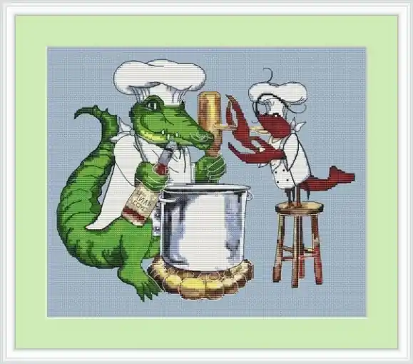 Cooks Cross Stitch Pattern Viral