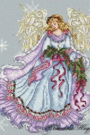 Hassle-Free Returns Christmas Angel Cross Stitch Pattern