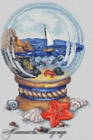 Fresh Stock Sea World Cross Stitch Pattern