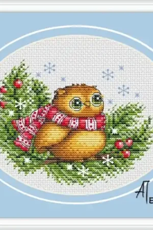 First Snow Cross Stitch Pattern Genuine