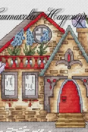 Spring House Cross Stitch Pattern One Day Deal