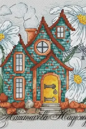 Time-Limited Summer House Cross Stitch Pattern
