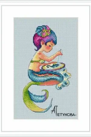 Little Mermaid Needlewoman Cross Stitch Pattern Reduced Price