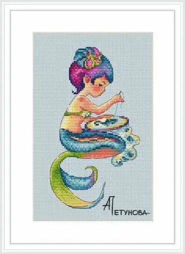 Little Mermaid Needlewoman Cross Stitch Pattern Reduced Price