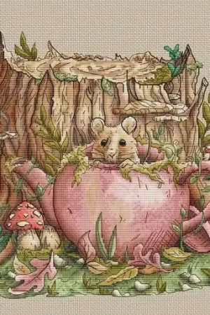 Teapot House Cross Stitch Pattern Bargain