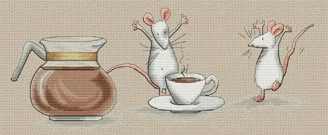 Yay Coffee! Cross Stitch Pattern Best Choice