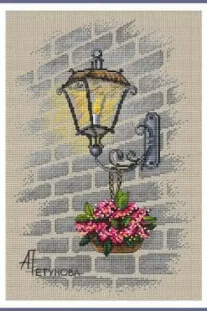 Bargain Street Light Cross Stitch Pattern