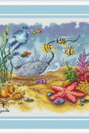 Big Sale Ocean Secrets Cross Stitch Pattern