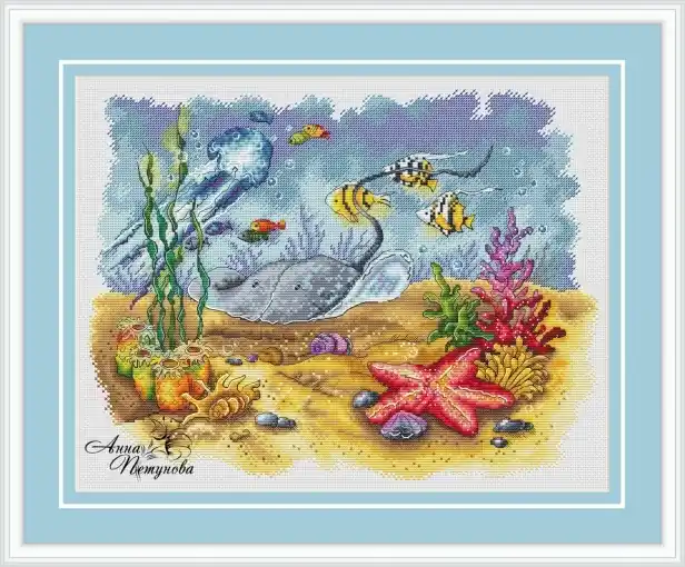 Big Sale Ocean Secrets Cross Stitch Pattern