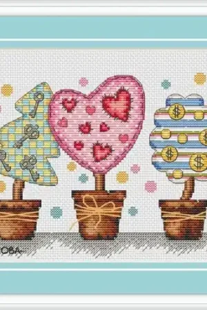 Happiness Cross Stitch Pattern Money Back Guarantee