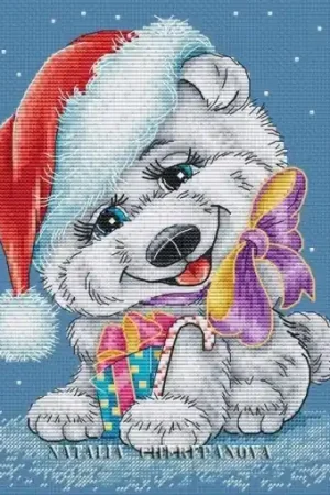 Buy Today Snow Pup Cross Stitch Pattern