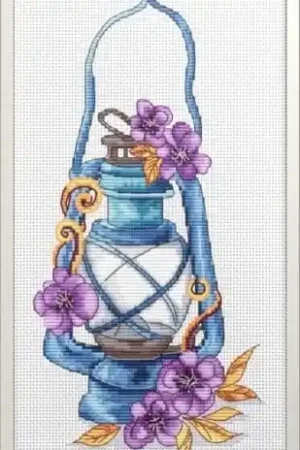 Blue Lamp Cross Stitch Pattern Don’t Miss Out