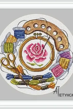 Stitching Circle Cross Stitch Pattern Sale