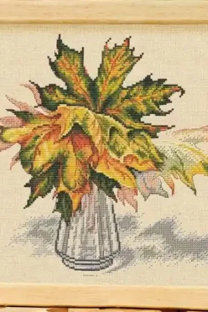 Leaf Bouquet Cross Stitch Pattern Exclusive