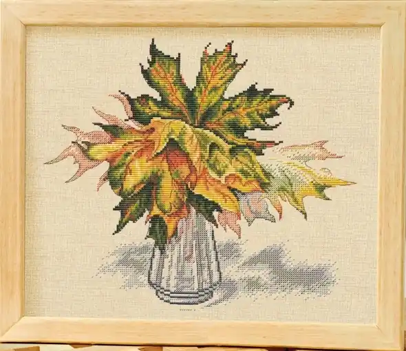 Leaf Bouquet Cross Stitch Pattern Exclusive