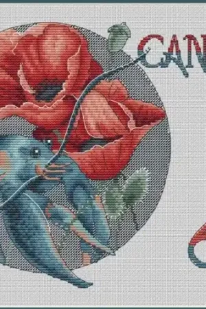 Fast Shipping Cancer Cross Stitch Pattern