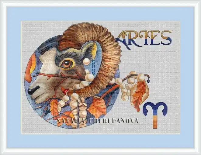 Aries Cross Stitch Pattern Buy Online