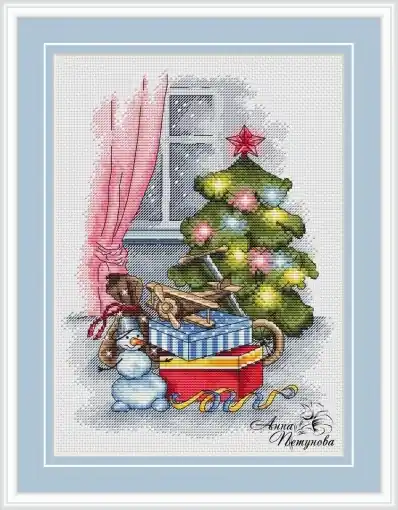 Weekend Sale New Year's Eve Cross Stitch Pattern