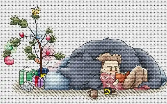 Factory Price Christmas Tales Cross Stitch Pattern