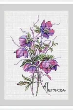Limited Offer Hellebore Cross Stitch Pattern